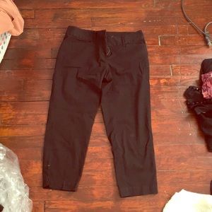 Ann Taylor Loft cropped black pants